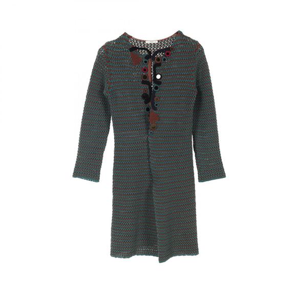 Prada cardigan green brown multicolor - Picture 1 of 7